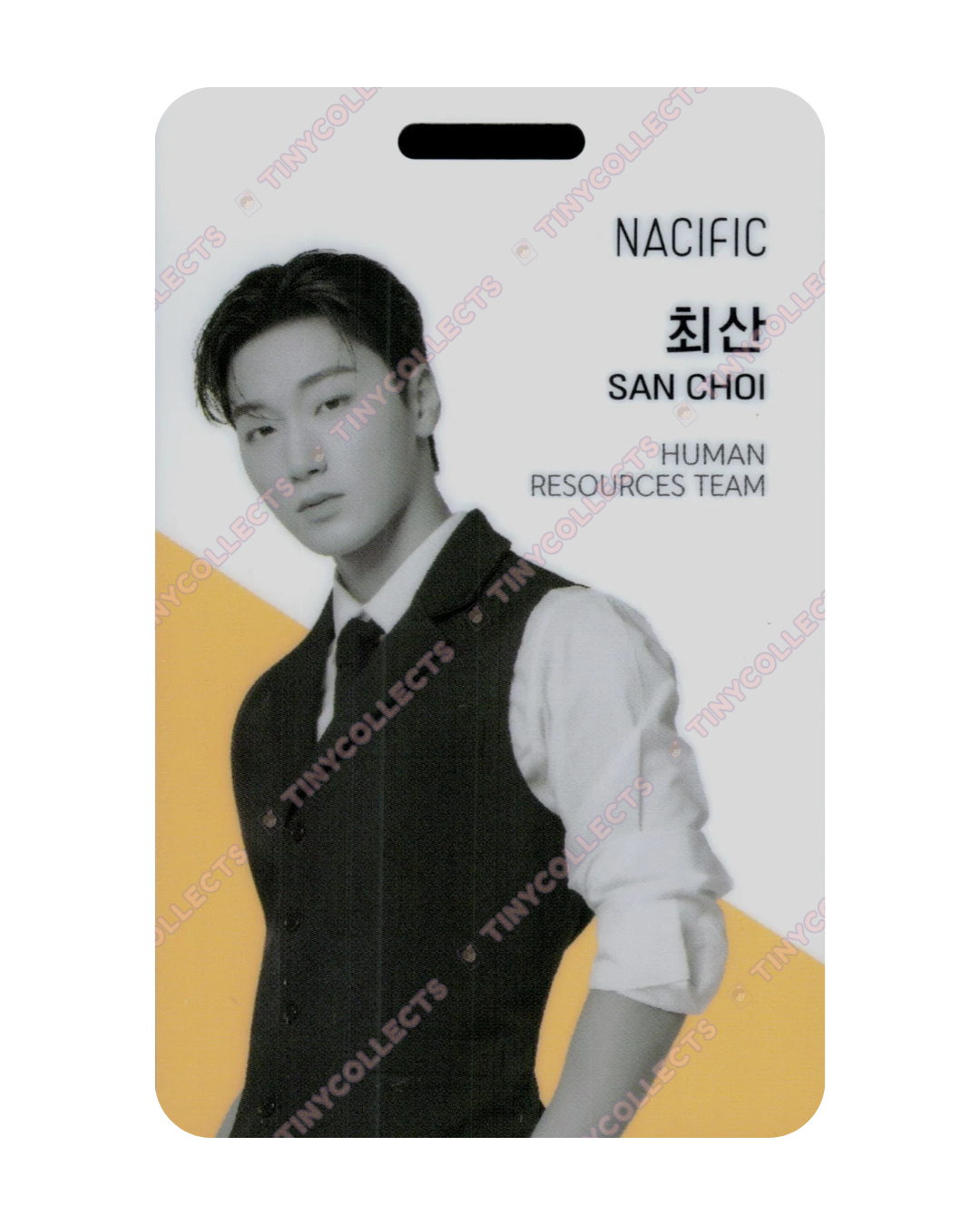 San Nacific 3.2 Office ver. ID card ATEEZ collab