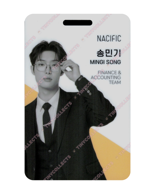 Mingi Nacific 3.2 Office ver. ID card ATEEZ collab