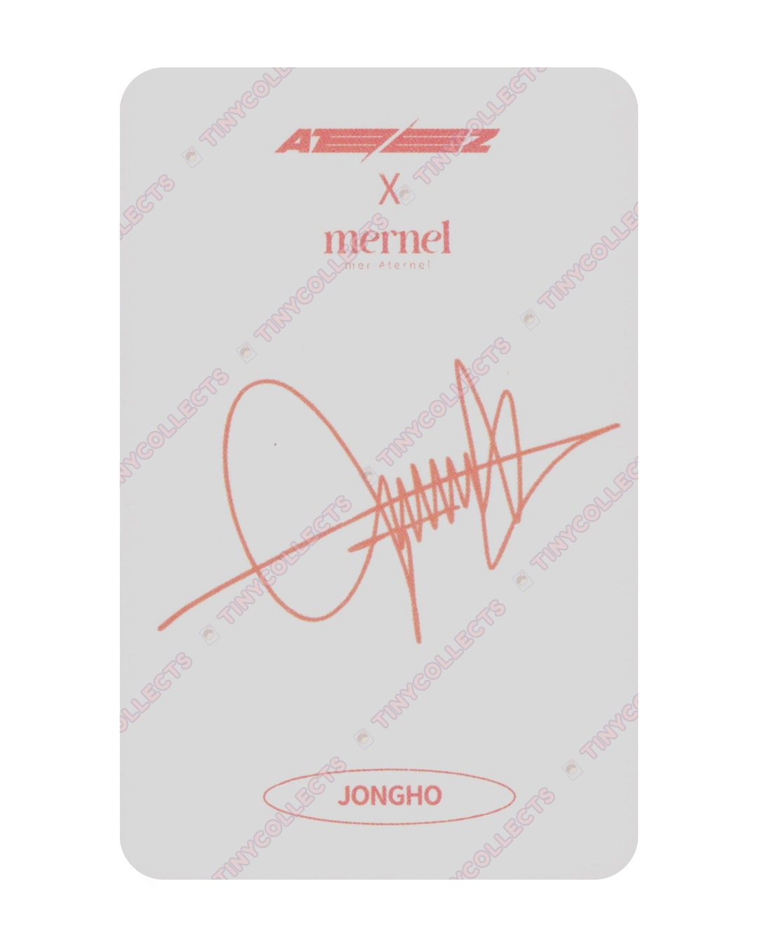 Jongho Mernel 2.2 B type collab benefit ATEEZ