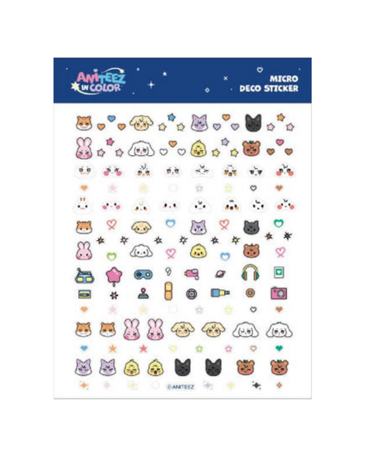 Micro Deco Sticker Merch Aniteez in Color ATEEZ