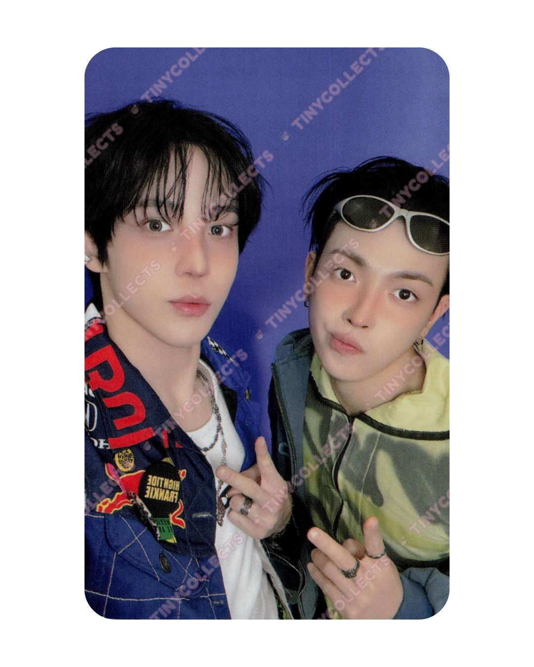 Hongjoong Yunho unit Trading Card 6 Aniteez in Color ATEEZ