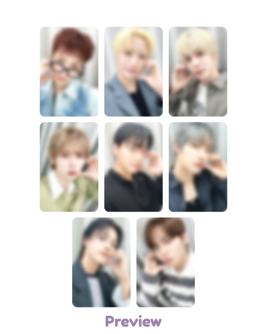 Set/OT8 Whosfan 1.0 Cheek Heart ver. POB Golden Hour part 5 ATEEZ