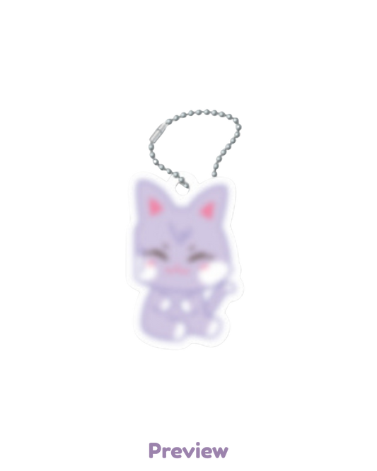 San Soundwave 1.2 Aniteez Acrylic Keyring ver. POB Golden Hour part 5 ATEEZ