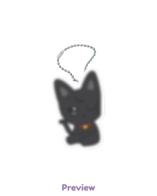Wooyoung Soundwave 1.2 Aniteez Acrylic Keyring ver. POB Golden Hour part 5 ATEEZ