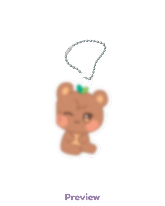Jongho Soundwave 1.2 Aniteez Acrylic Keyring ver. POB Golden Hour part 5 ATEEZ