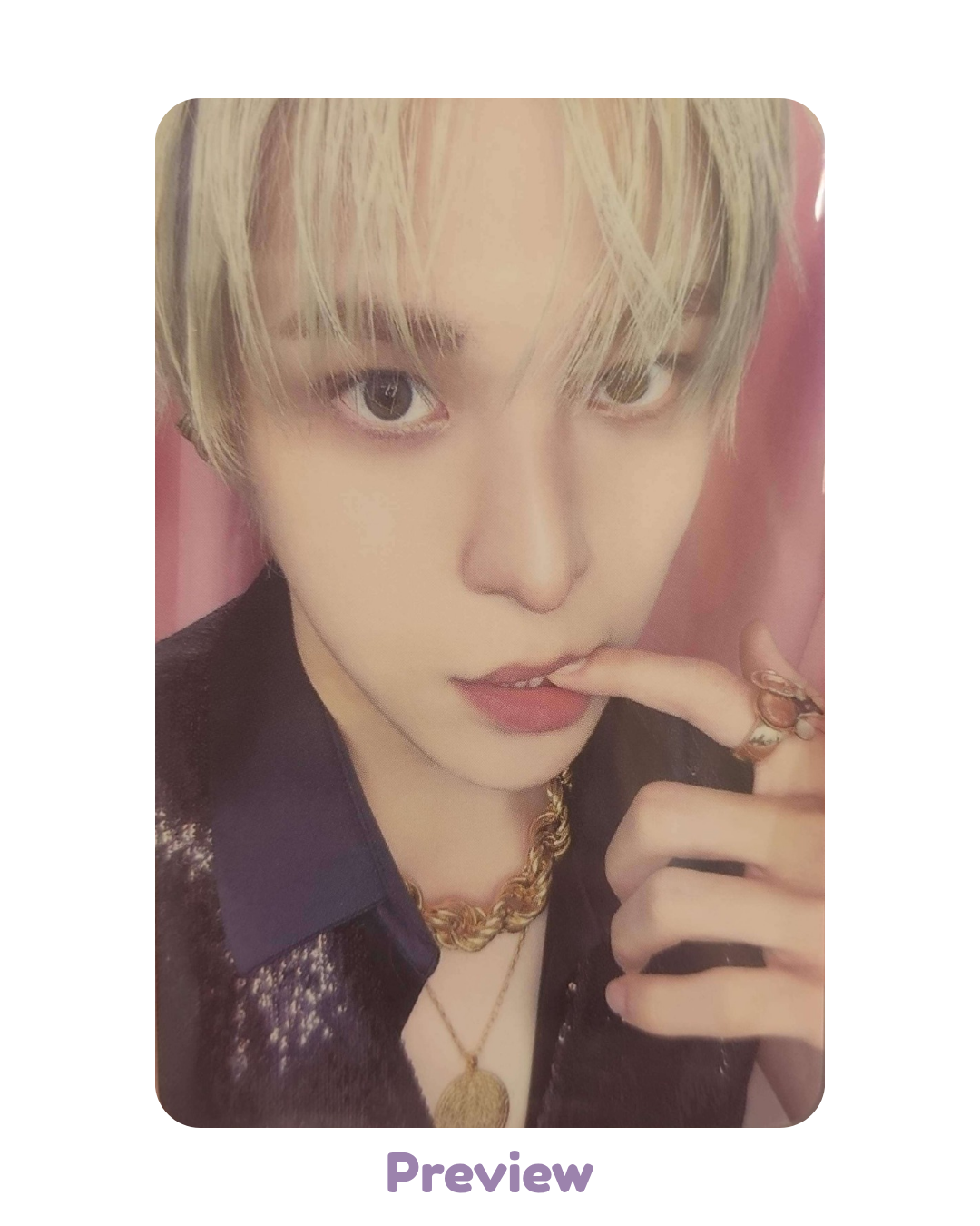 Yunho Soundwave Trading Card ver. 3 Pop-up Golden Hour part 5 ATEEZ