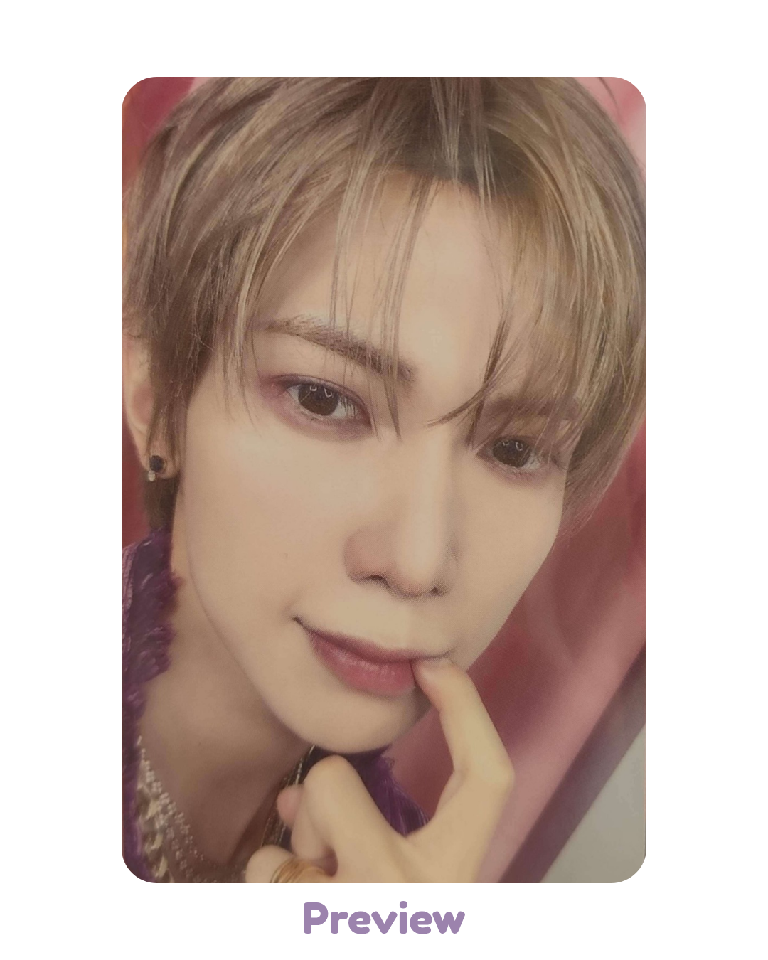 Yeosang Soundwave Trading Card ver. 3 Pop-up Golden Hour part 5 ATEEZ