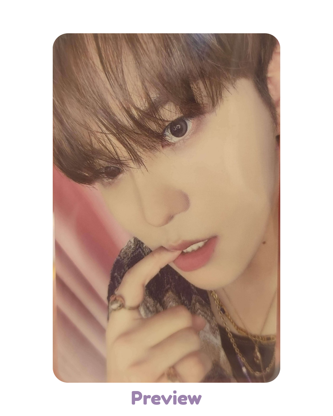 Jongho Soundwave Trading Card ver. 3 Pop-up Golden Hour part 5 ATEEZ