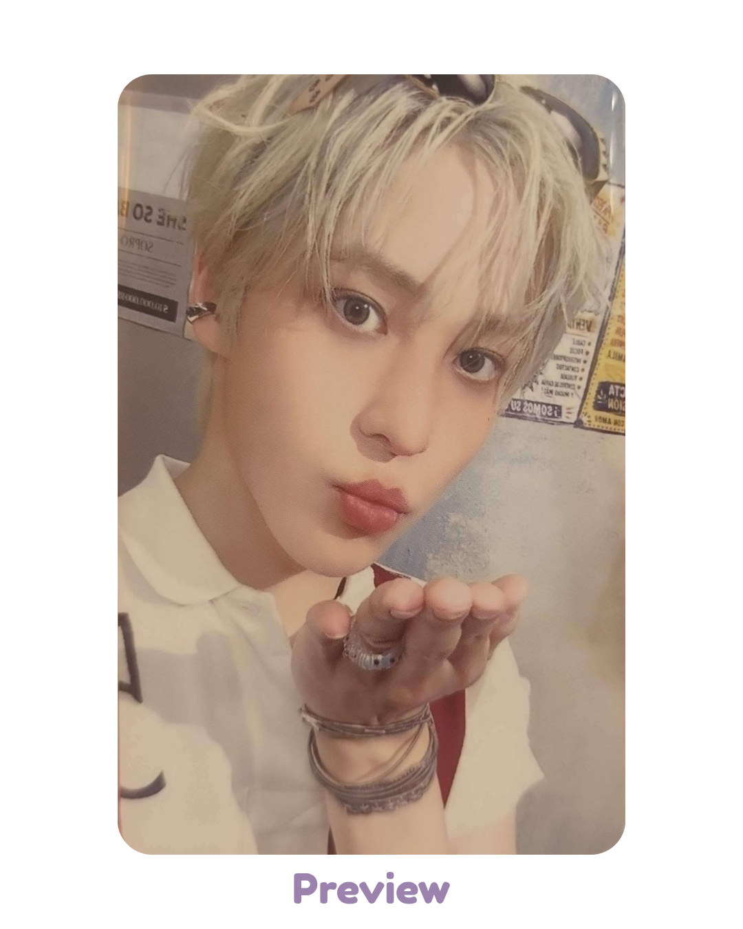 Yunho Soundwave Trading Card ver. 1 Pop-up Golden Hour part 5 ATEEZ