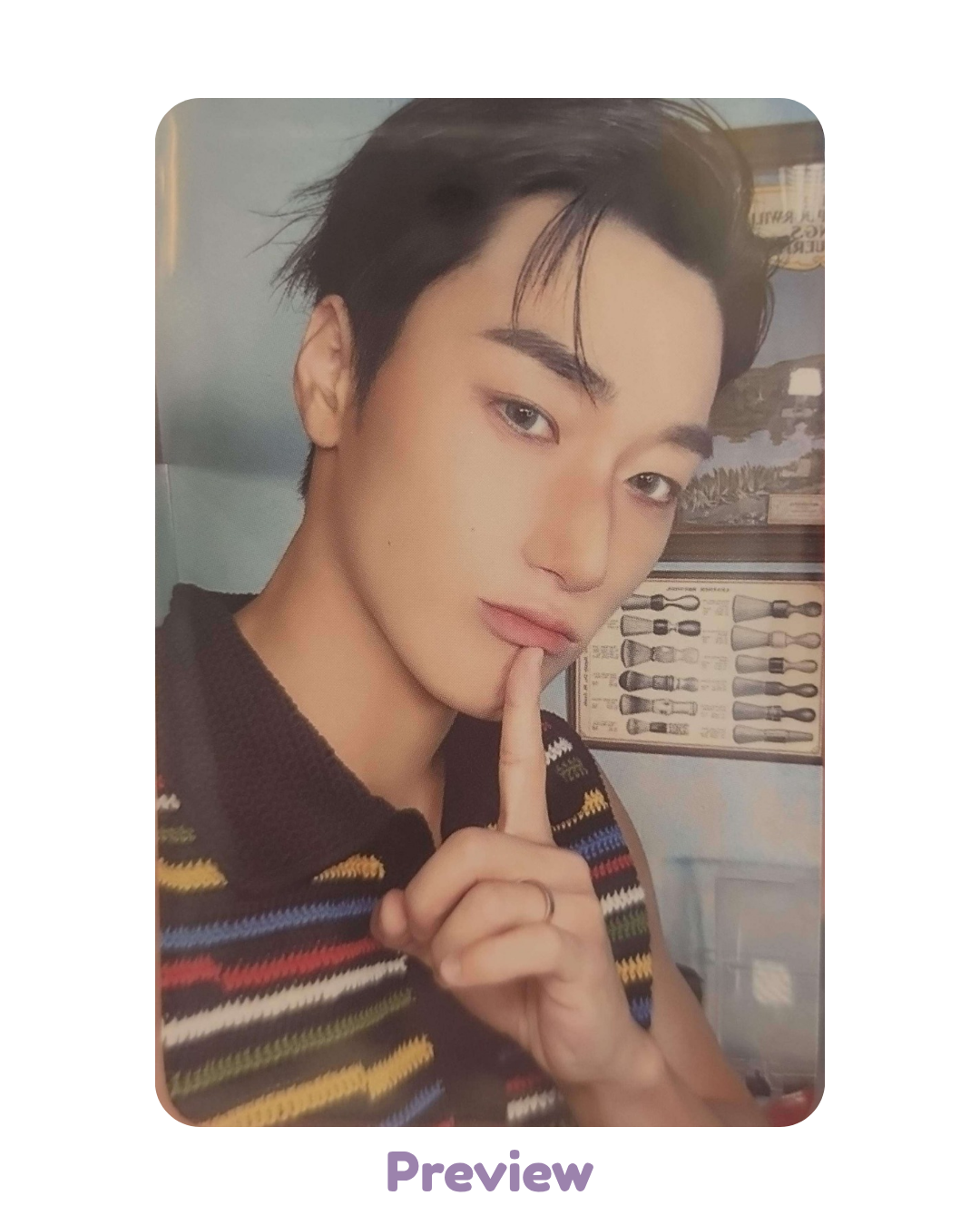 San Soundwave Trading Card ver. 1 Pop-up Golden Hour part 5 ATEEZ