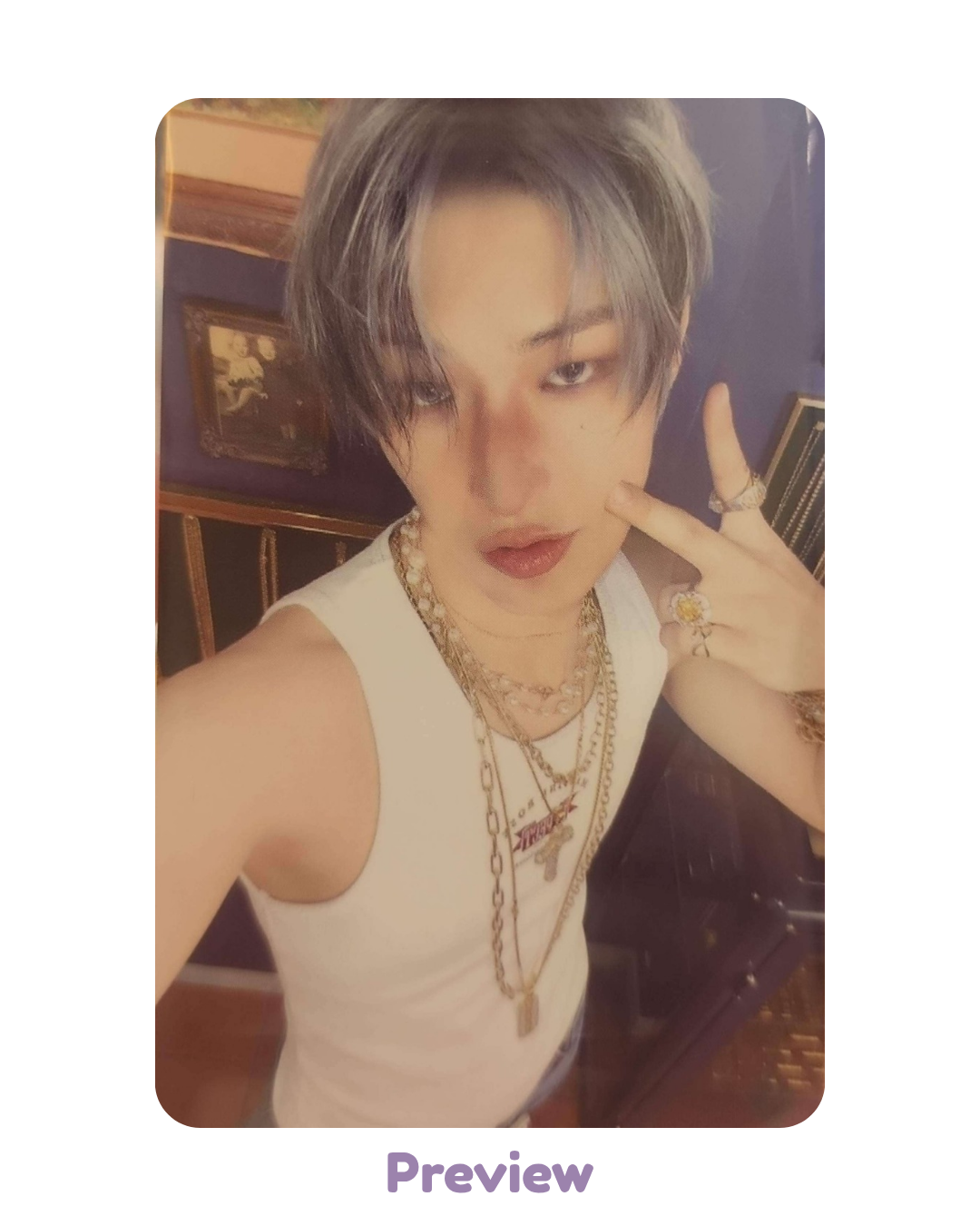 Mingi Soundwave Trading Card ver. 1 Pop-up Golden Hour part 5 ATEEZ