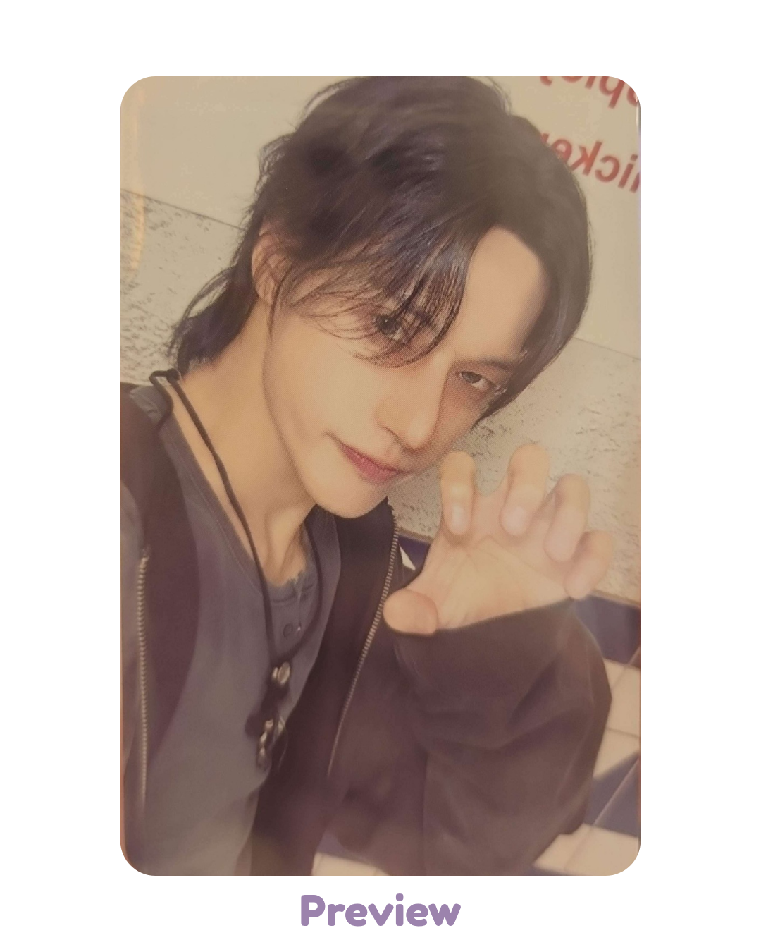 Wooyoung Soundwave Trading Card ver. 1 Pop-up Golden Hour part 5 ATEEZ