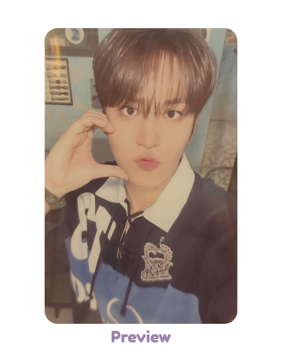 Jongho Soundwave Trading Card ver. 1 Pop-up Golden Hour part 5 ATEEZ