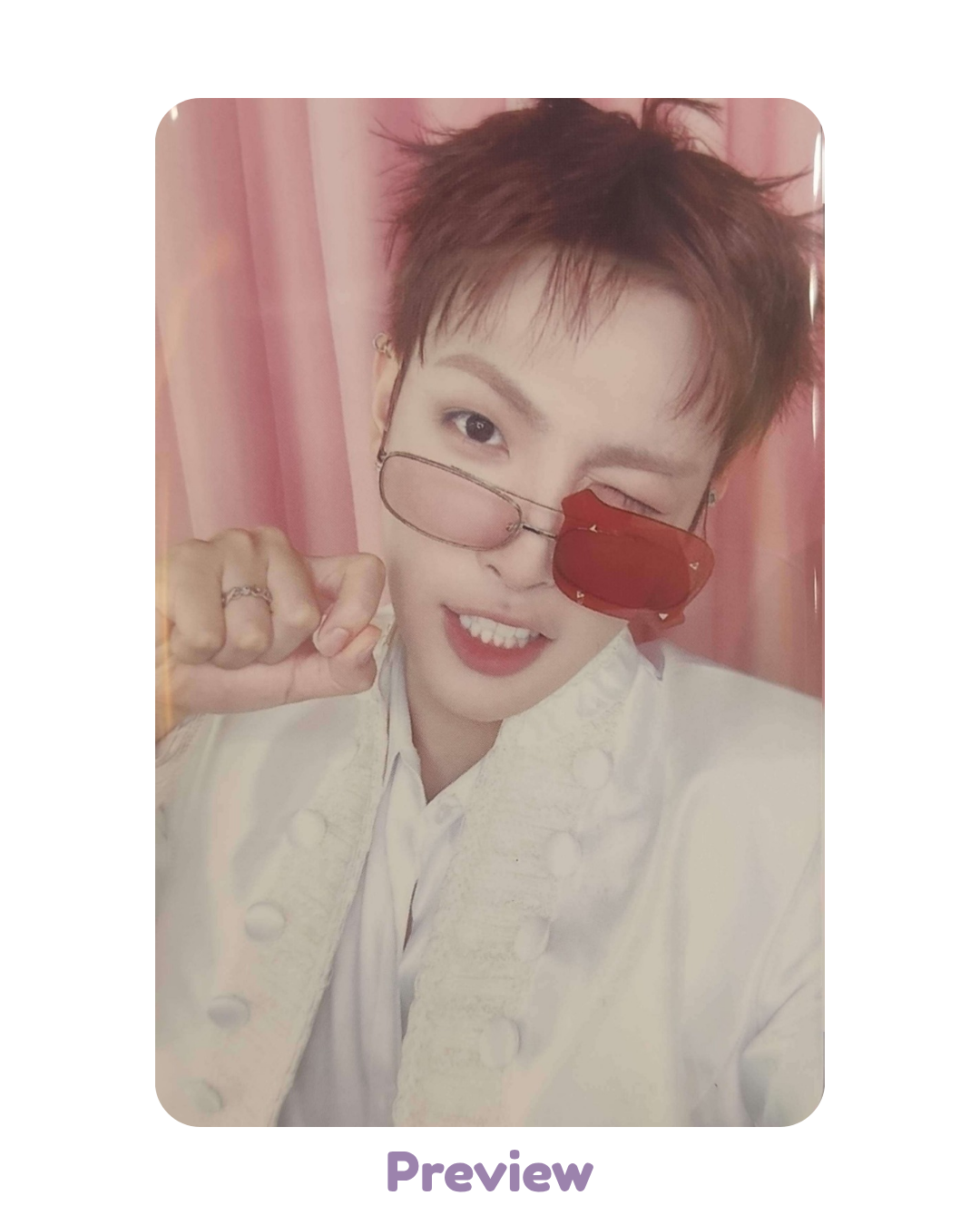 Hongjoong Soundwave Trading Card ver. 2 Pop-up Golden Hour part 5 ATEEZ