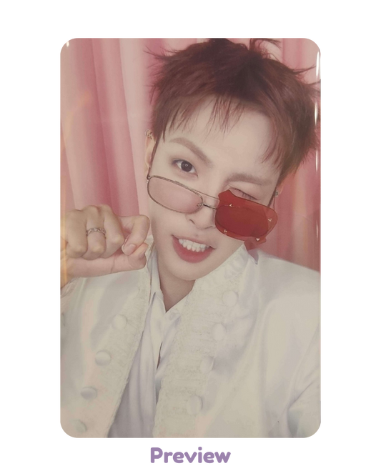 Hongjoong Soundwave Trading Card ver. 2 Pop-up Golden Hour part 5 ATEEZ