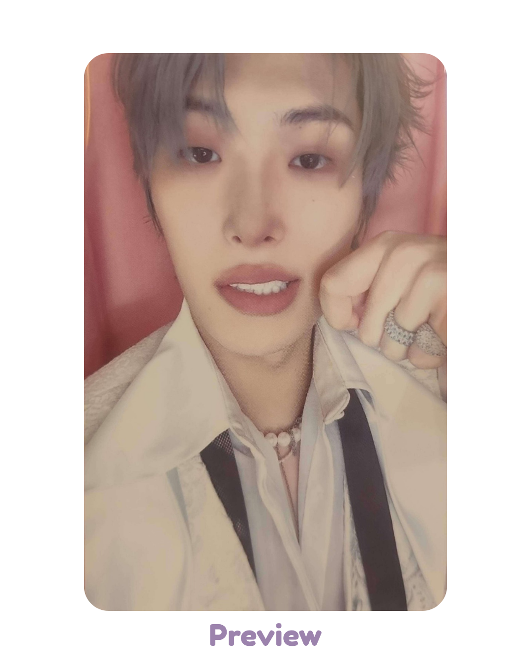 Mingi Soundwave Trading Card ver. 2 Pop-up Golden Hour part 5 ATEEZ