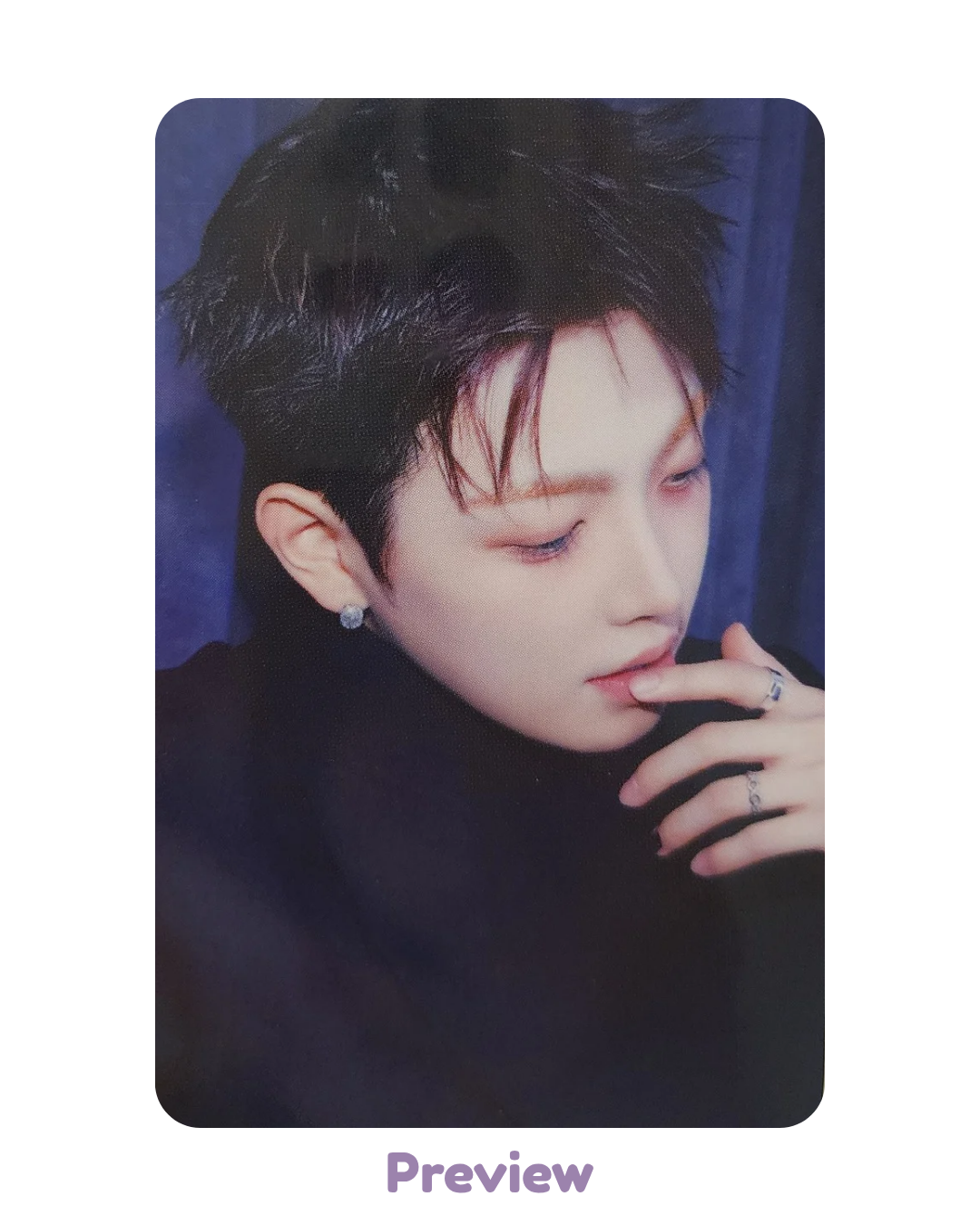 Hongjoong Soundwave L Holder Photo Set incl. Pop-up Golden Hour part 5 ATEEZ