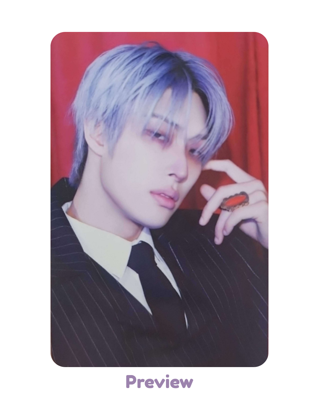 Mingi Soundwave L Holder Photo Set incl. Pop-up Golden Hour part 5 ATEEZ