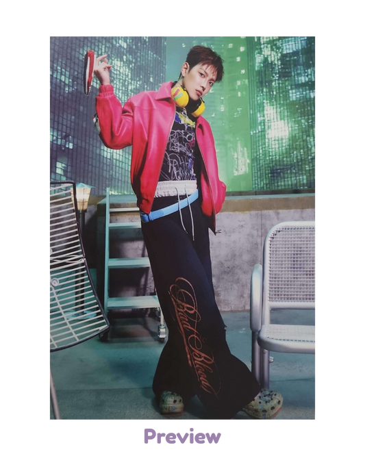 Hongjoong Soundwave L Holder Photo Set merch Pop-up Golden Hour part 5 ATEEZ