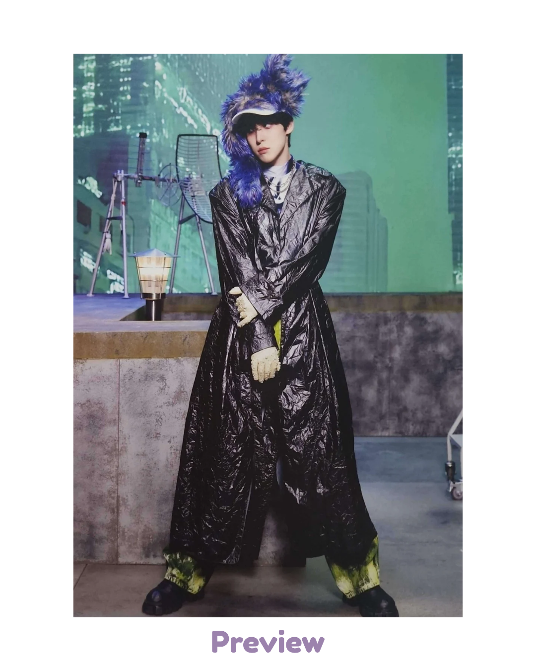 Yunho Soundwave L Holder Photo Set merch Pop-up Golden Hour part 5 ATEEZ