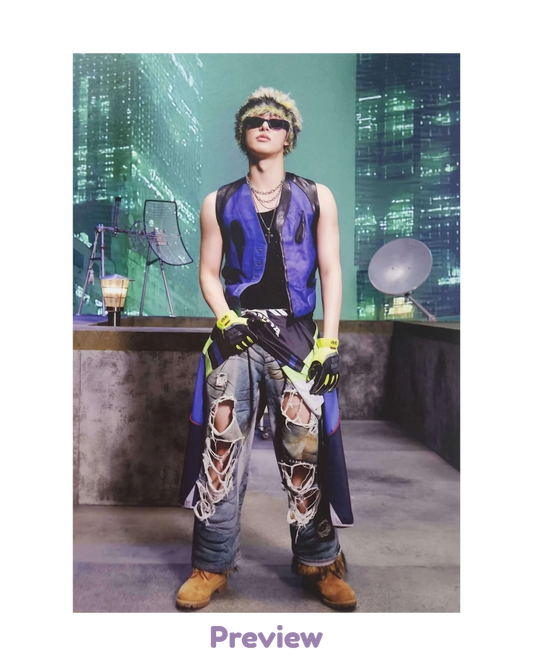Mingi Soundwave L Holder Photo Set merch Pop-up Golden Hour part 5 ATEEZ