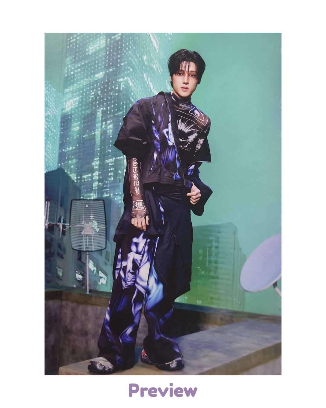 Wooyoung Soundwave L Holder Photo Set merch Pop-up Golden Hour part 5 ATEEZ