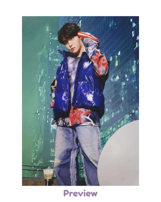 Jongho Soundwave L Holder Photo Set merch Pop-up Golden Hour part 5 ATEEZ