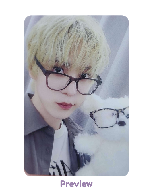 Yunho Makestar Lucky Draw 1.1 Smart Puppy ver. Golden Hour part 5 ATEEZ