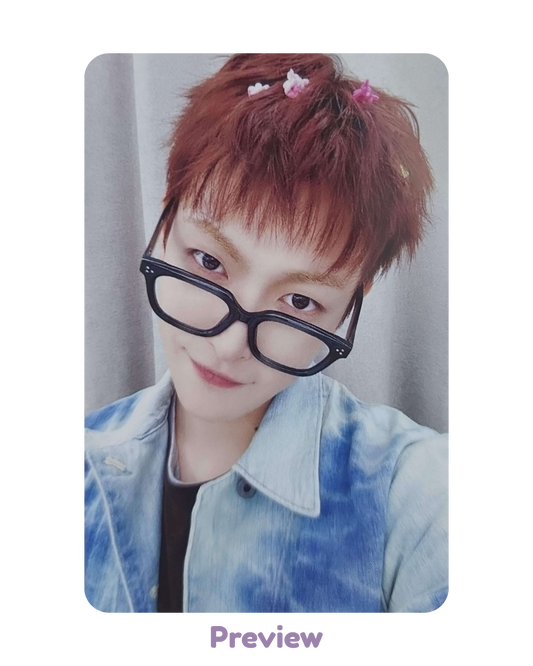 Hongjoong Makestar Lucky Draw 1.2 Hair Clip ver. Golden Hour part 5 ATEEZ