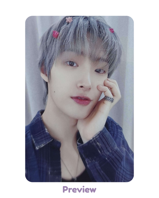Mingi Makestar Lucky Draw 1.2 Hair Clip ver. Golden Hour part 5 ATEEZ
