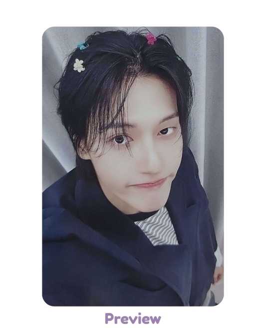 Wooyoung Makestar Lucky Draw 1.2 Hair Clip ver. Golden Hour part 5 ATEEZ