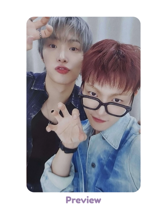Hongjoong Mingi Makestar Lucky Draw 1.3 unit ver. Golden Hour part 5 ATEEZ