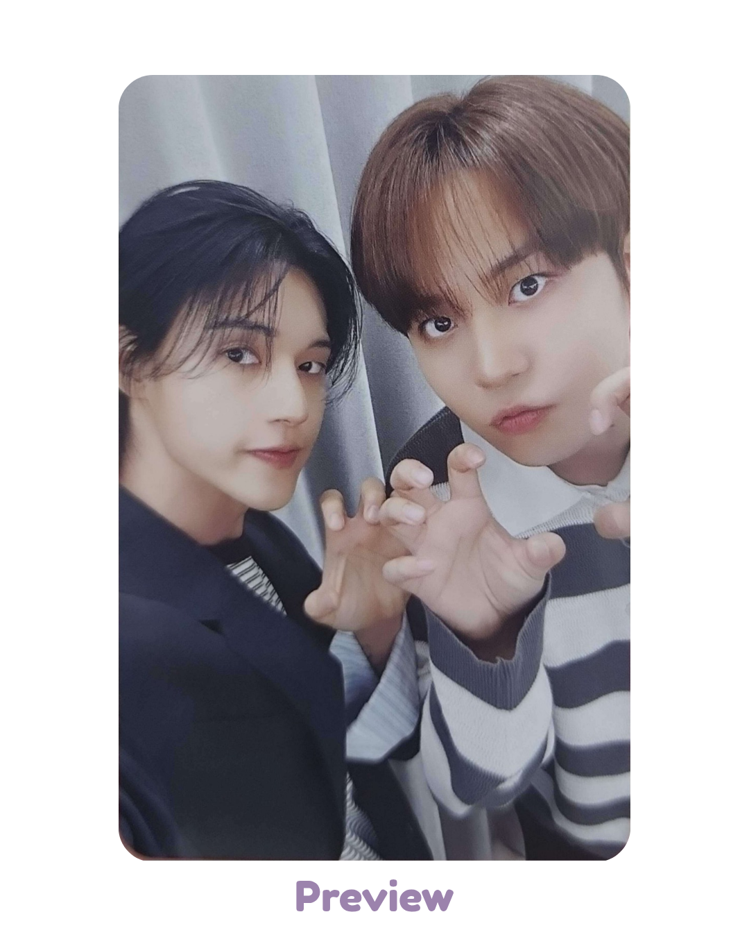 Wooyoung Jongho Makestar Lucky Draw 1.3 unit ver. Golden Hour part 5 ATEEZ