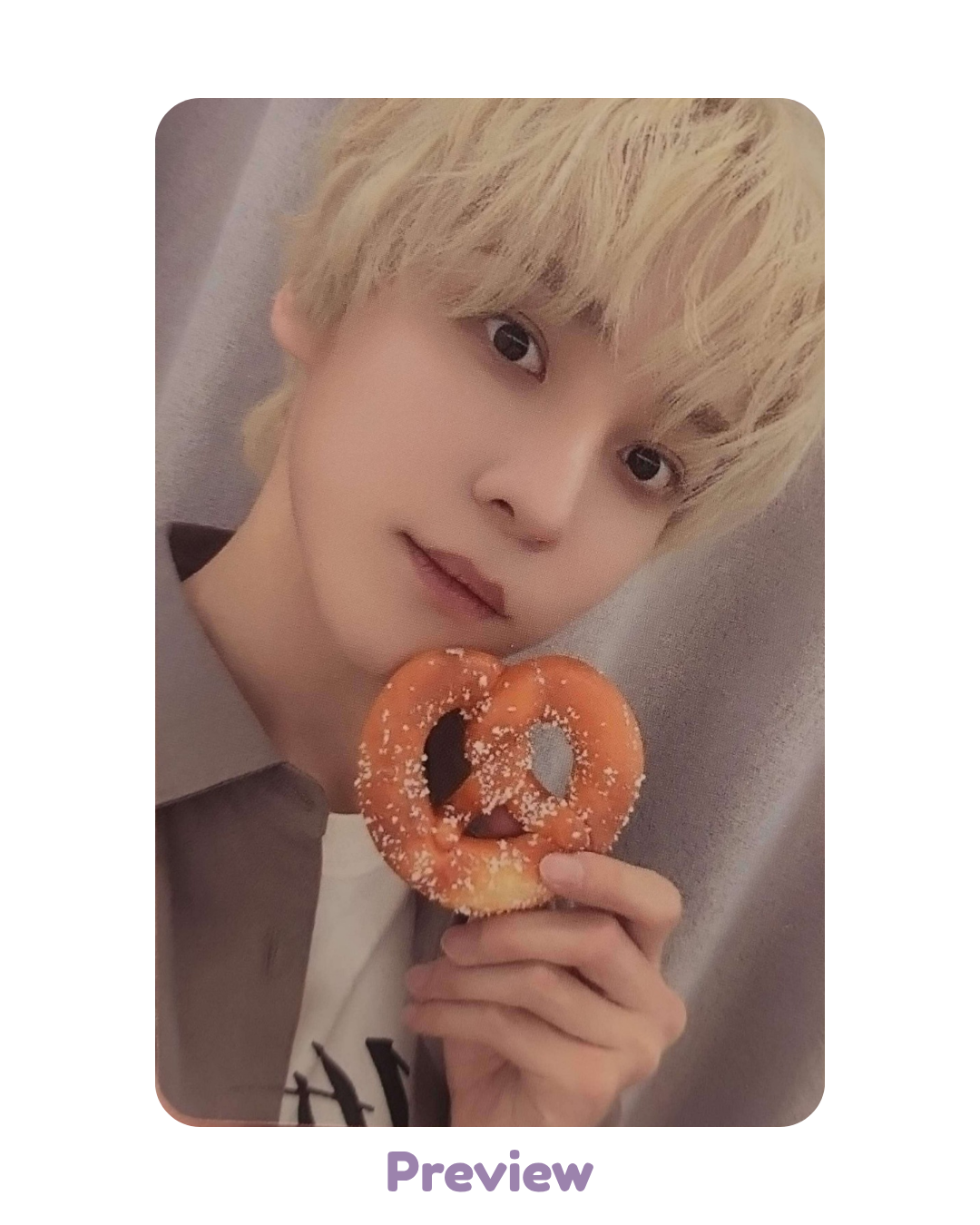 Yunho Apple Music/Offik Cafe Event 1.1 Pretzel ver. Golden Hour part 5 ATEEZ