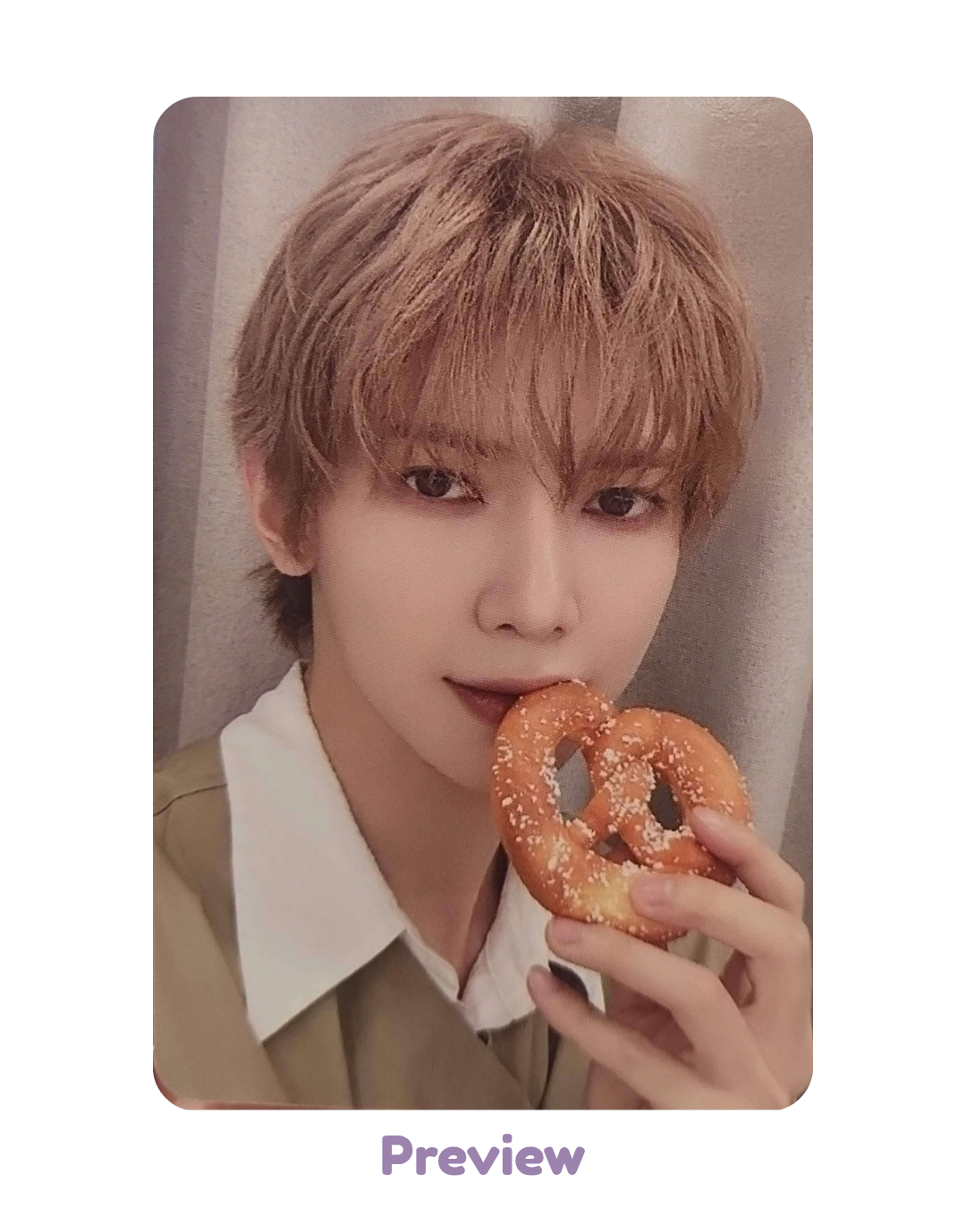 Yeosang Apple Music/Offik Cafe Event 1.1 Pretzel ver. Golden Hour part 5 ATEEZ