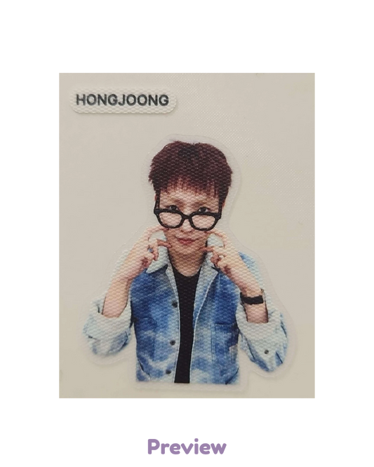 Hongjoong Apple Music Lucky Draw 1.2 Sticker ver. Golden Hour part 5 ATEEZ