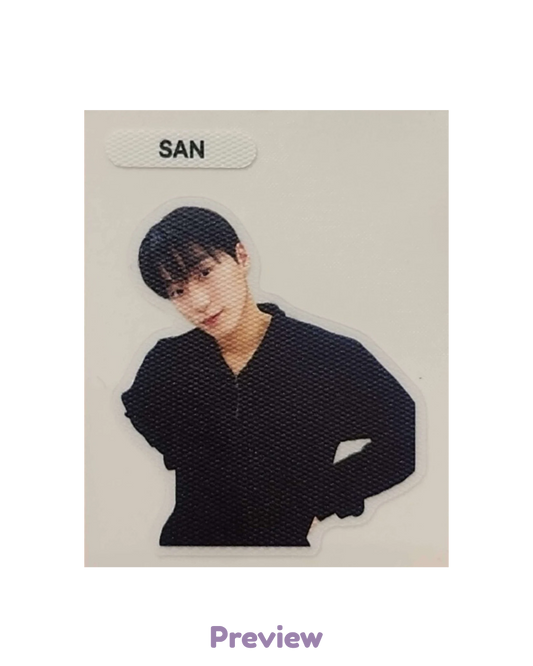 San Apple Music Lucky Draw 1.2 Sticker ver. Golden Hour part 5 ATEEZ