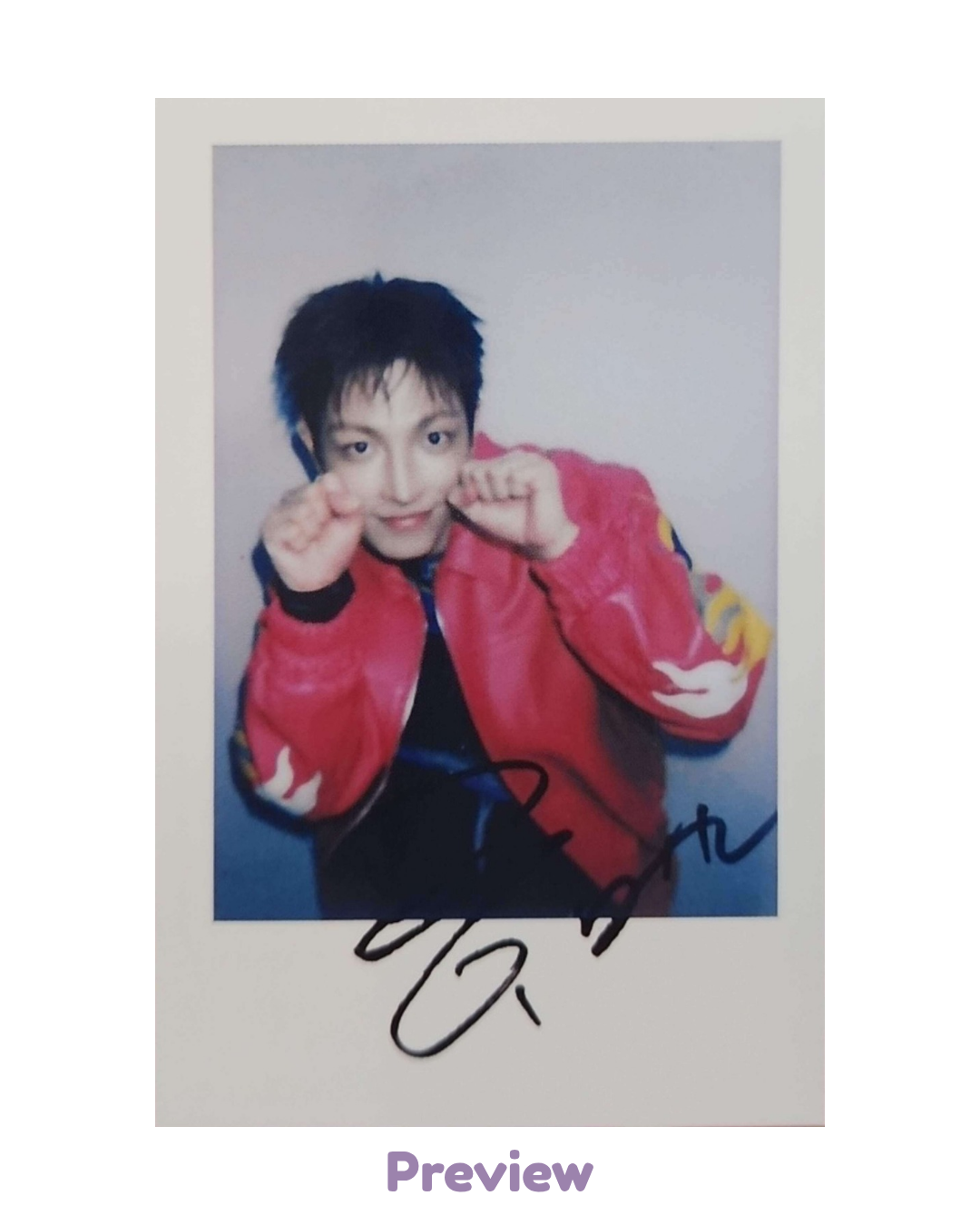 Hongjoong Makestar 1.2 Polaroid 3:1 ver. POB Golden Hour part 5 ATEEZ