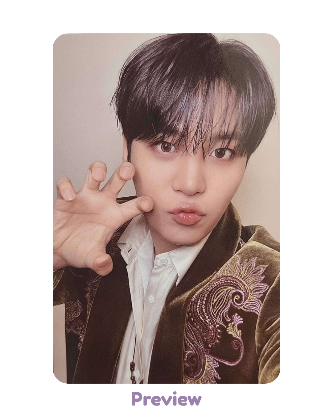 Jongho Photobook incl. A ver. Z Golden Hour part 5 ATEEZ