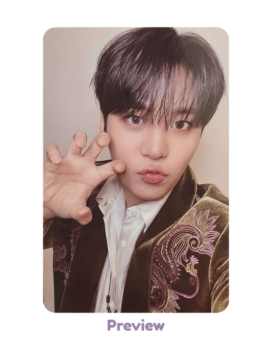 Jongho Photobook incl. A ver. Z Golden Hour part 5 ATEEZ