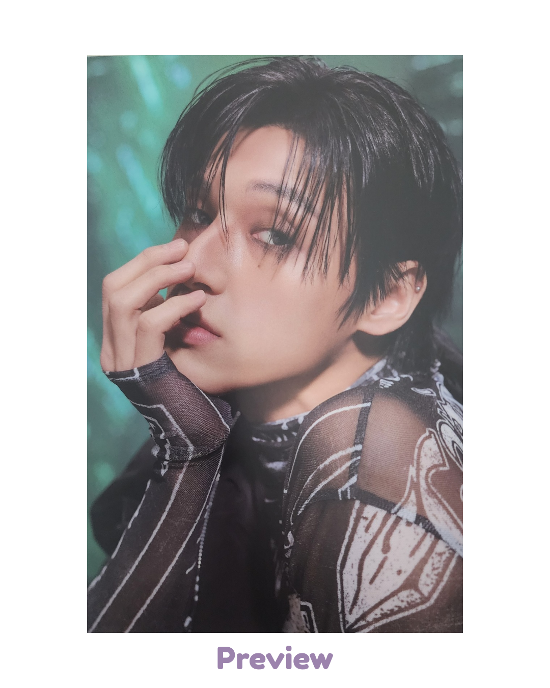 Wooyoung Photobook incl. Z ver. Postcard Golden Hour part 5 ATEEZ
