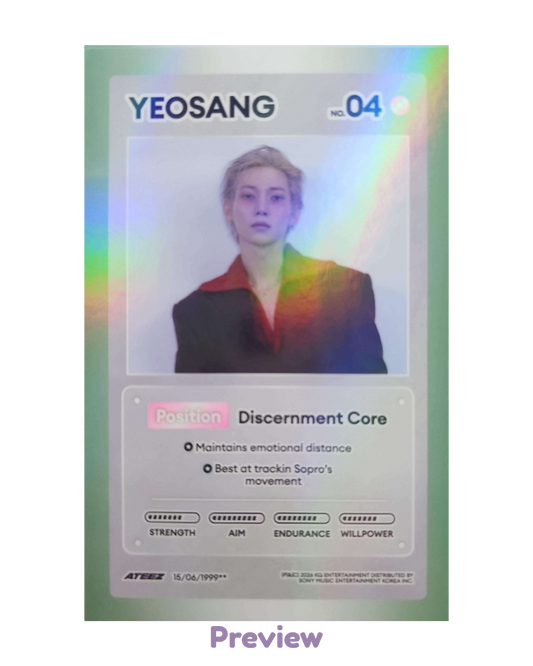 Yeosang Photobook incl. Diary ver. Character Card Golden Hour part 5 ATEEZ