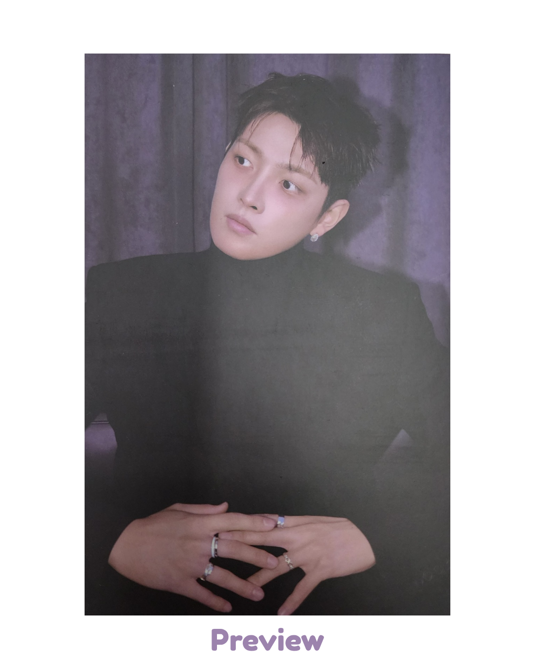 Hongjoong Photobook incl. Diary ver. Postcard Golden Hour part 5 ATEEZ