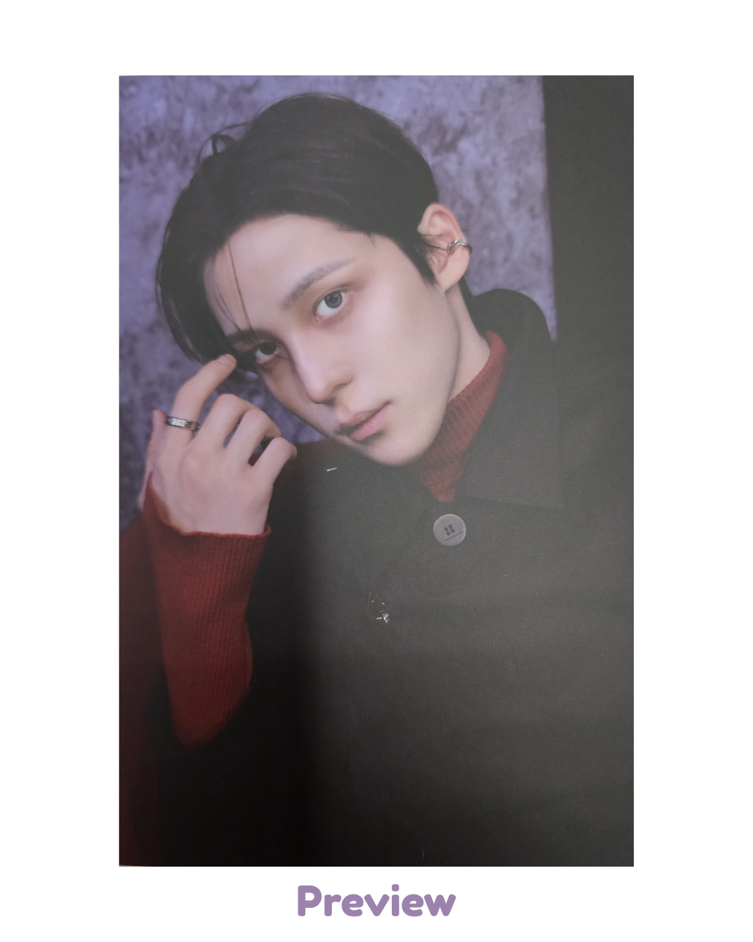 Yunho Photobook incl. Diary ver. Postcard Golden Hour part 5 ATEEZ