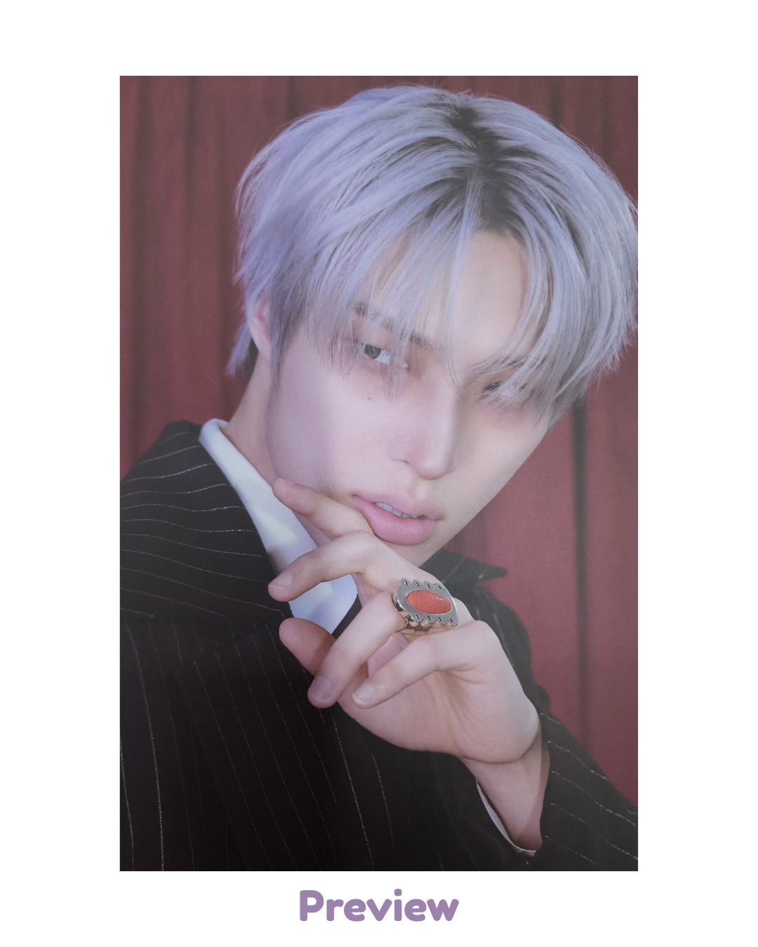 Mingi Photobook incl. Diary ver. Postcard Golden Hour part 5 ATEEZ