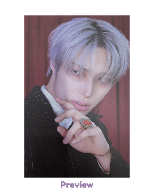 Mingi Photobook incl. Diary ver. Postcard Golden Hour part 5 ATEEZ