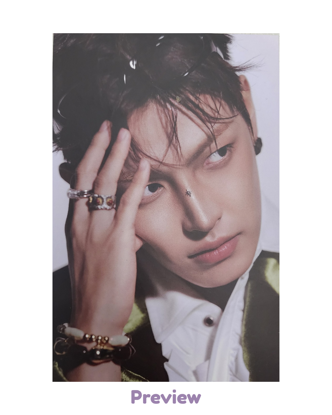 Hongjoong Photobook incl. A ver. Postcard Golden Hour part 5 ATEEZ