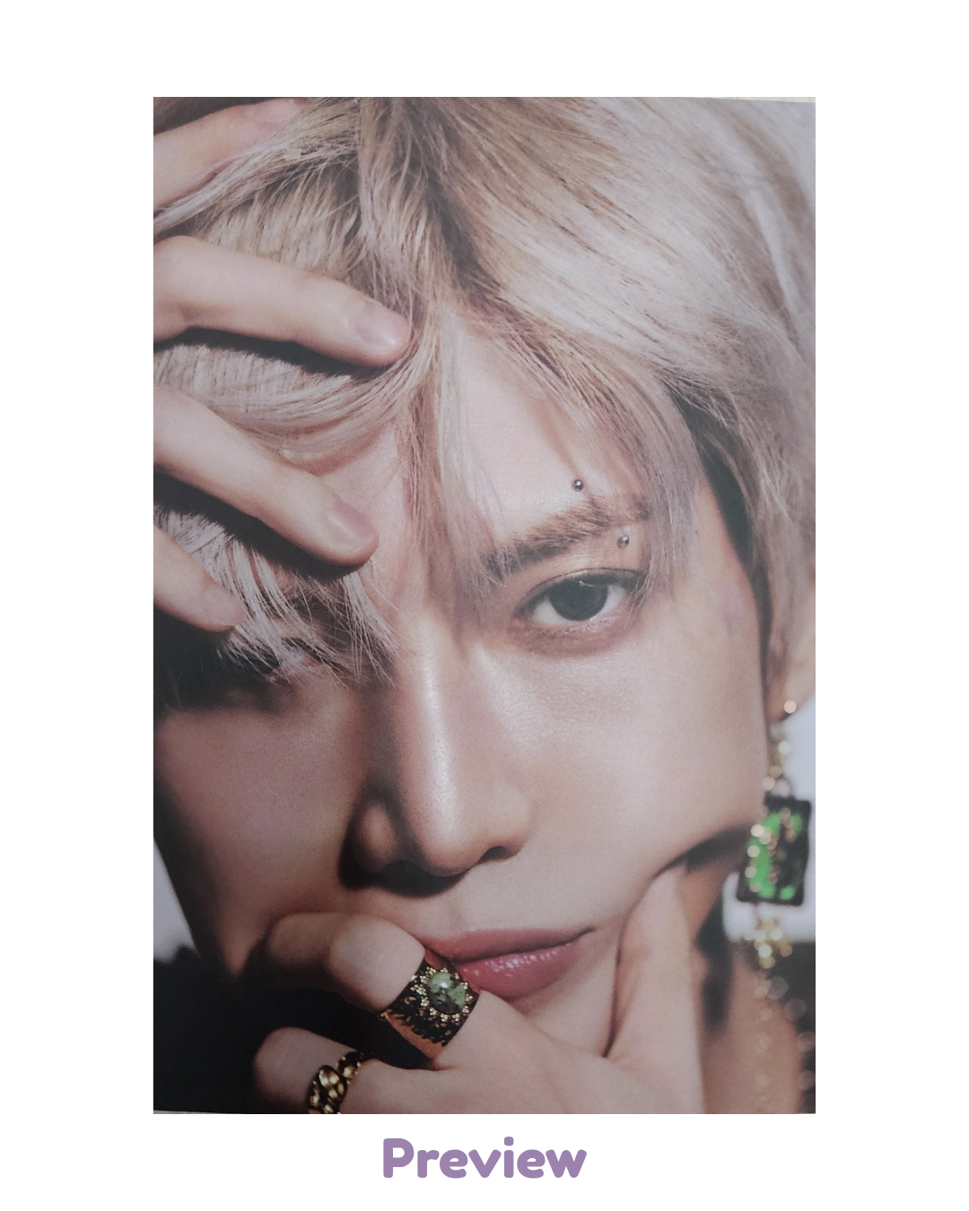 Yeosang Photobook incl. A ver. Postcard Golden Hour part 5 ATEEZ