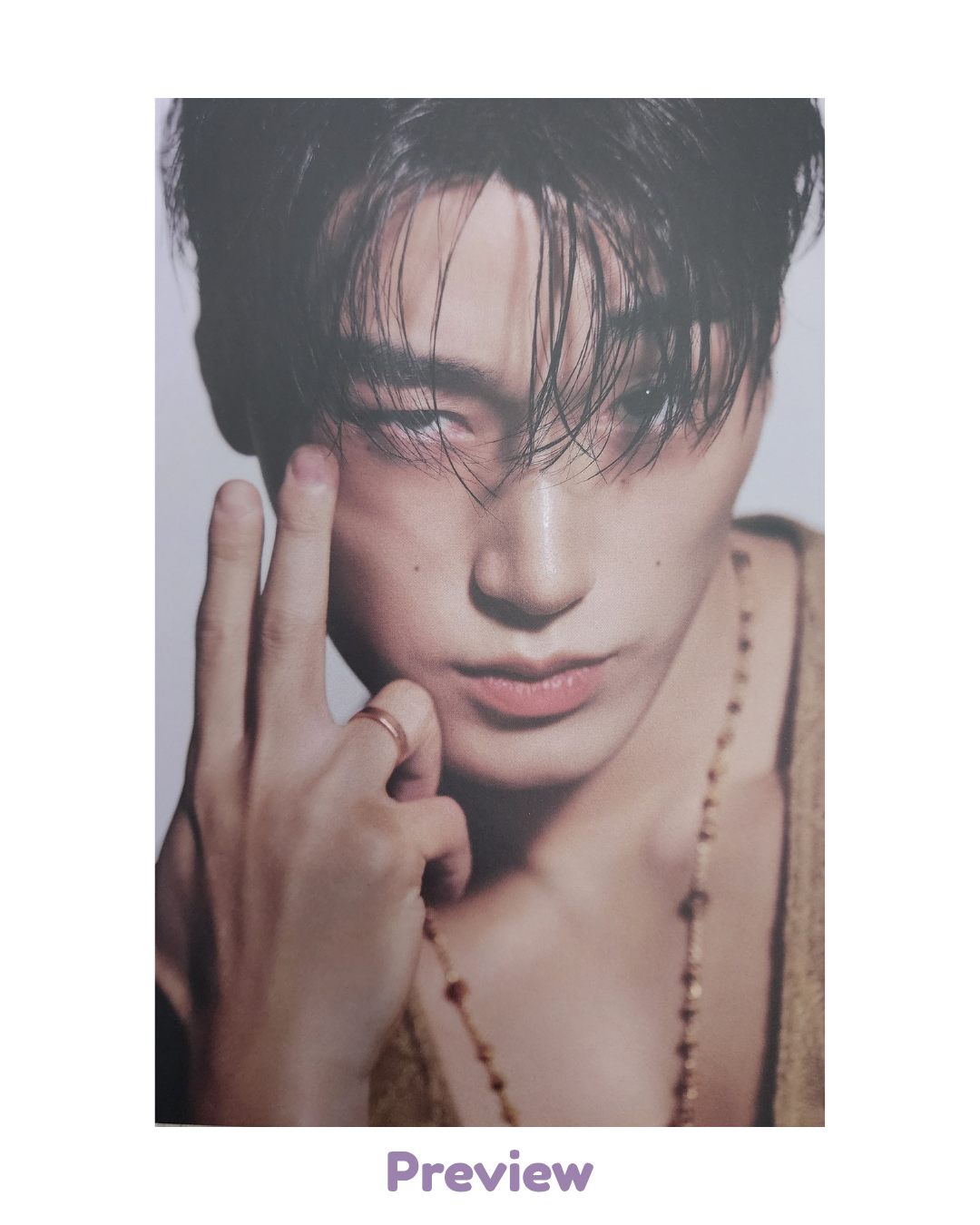 San Photobook incl. A ver. Postcard Golden Hour part 5 ATEEZ