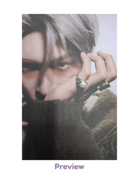 Mingi Photobook incl. A ver. Postcard Golden Hour part 5 ATEEZ